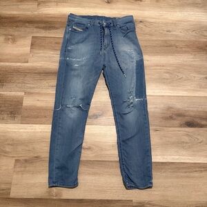 Diesel Jogg Jeans D-Vider CB-NE Distressd Men’s Size 30